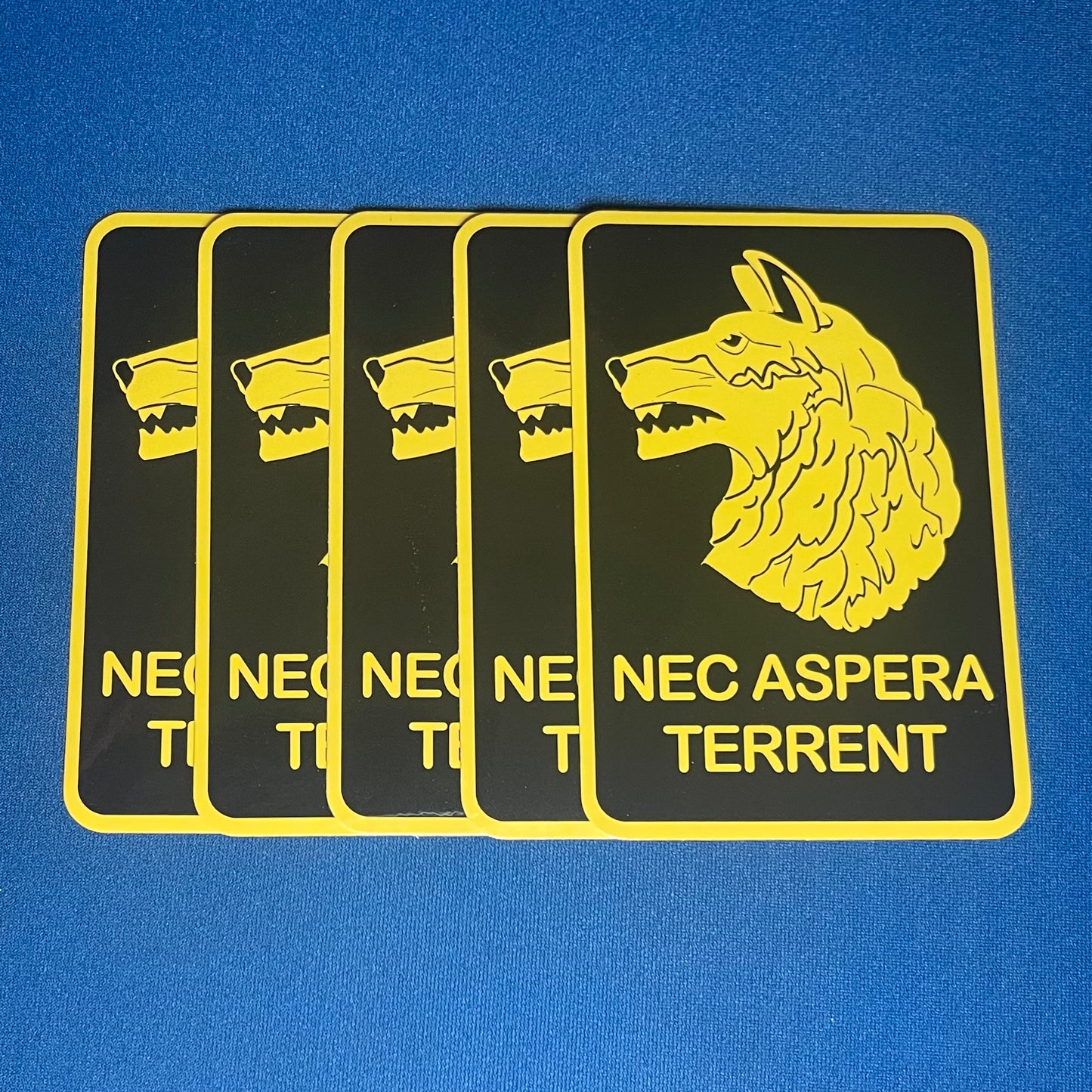 27th Infantry Regiment Wolfhounds Stickers - 5 pack