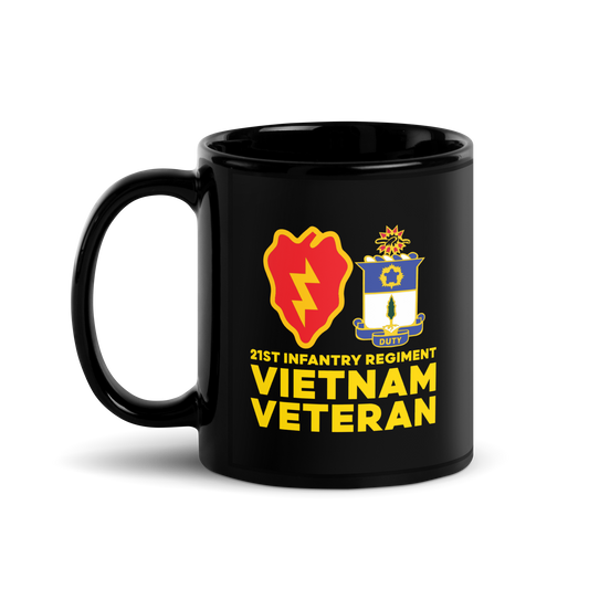 25th Infantry Division, 21st Infantry Regiment Vietnam Veteran 11oz Ceramic Mug