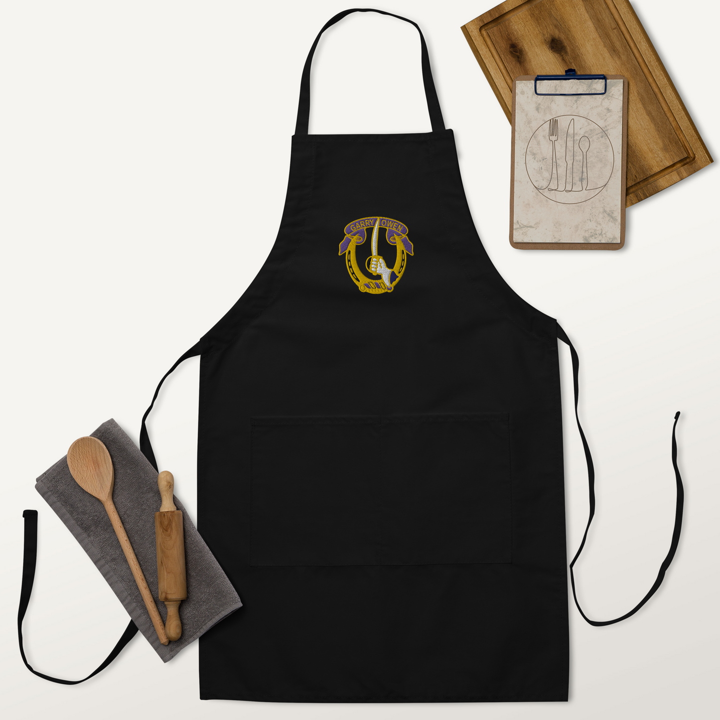 7th Cavalry Regiment Embroidered Apron
