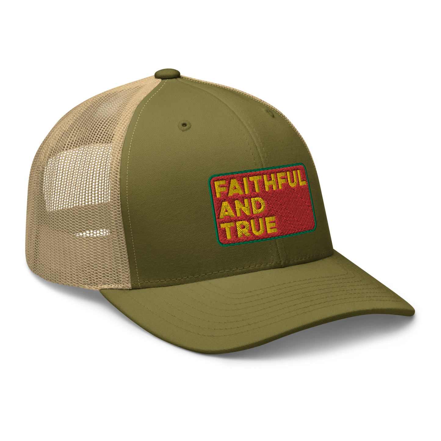 5th Field Artillery Regiment Faithful and True Embroidered Trucker Hat