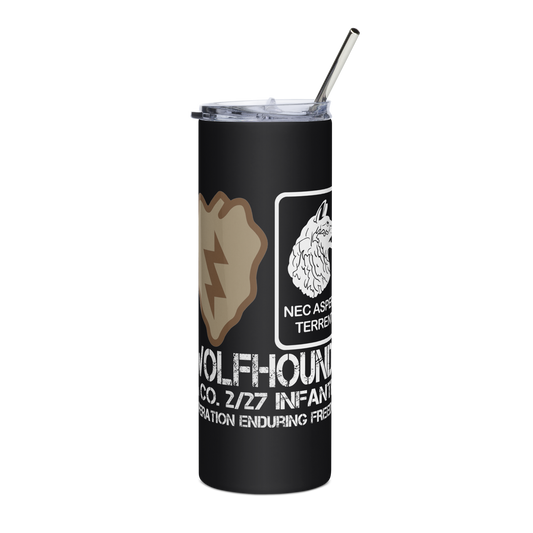 2/27 Infantry Wolfhounds OEF Tumbler