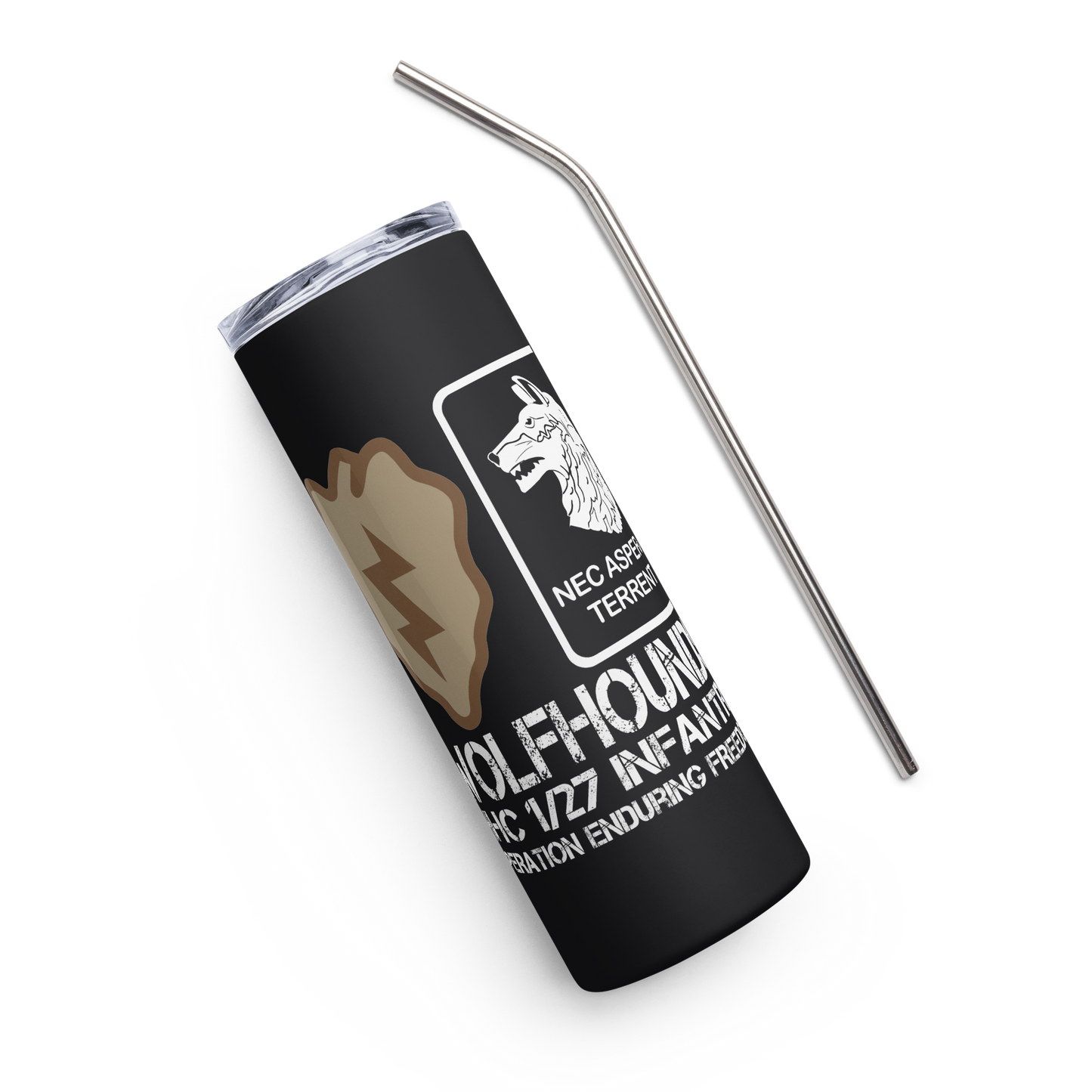 1/27 Infantry Wolfhounds OEF Tumbler