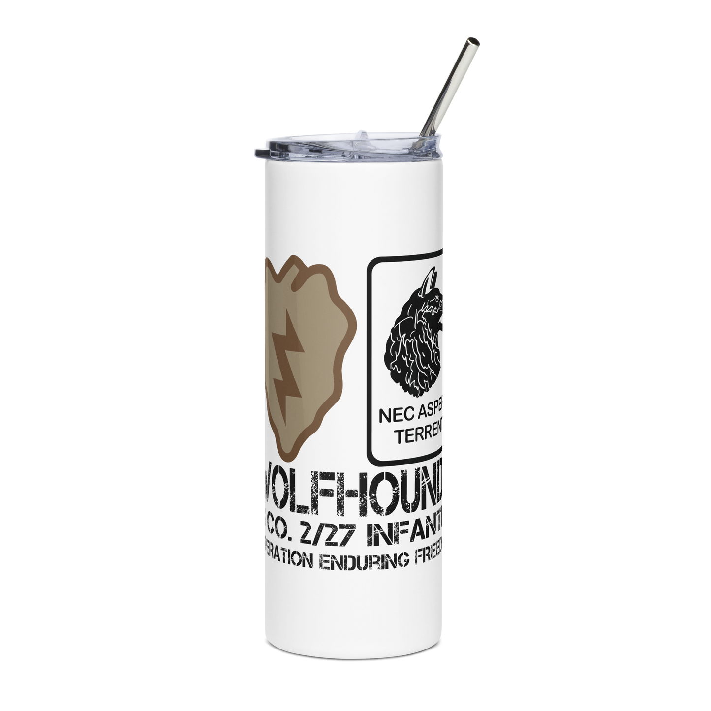 2/27 Infantry Wolfhounds OEF Tumbler