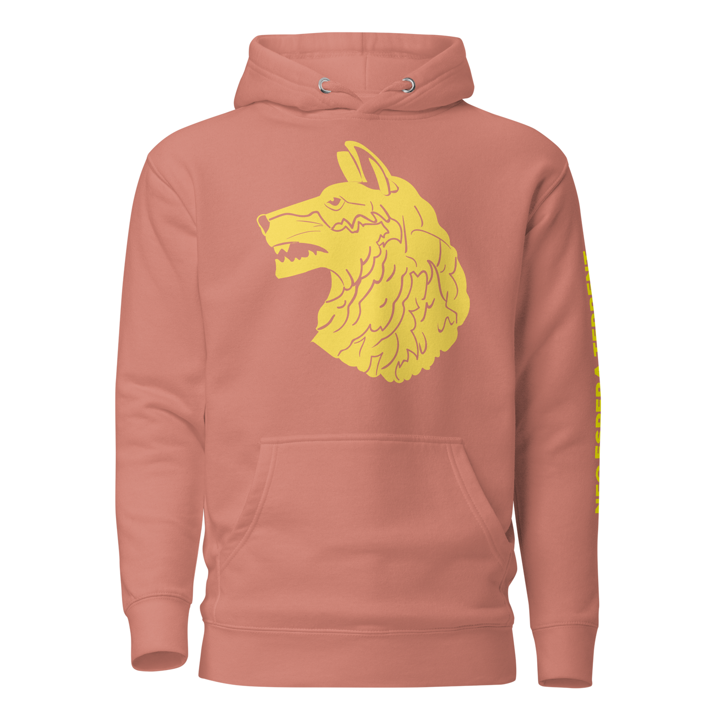Wolfhounds Front Print Hoodie - Left Facing