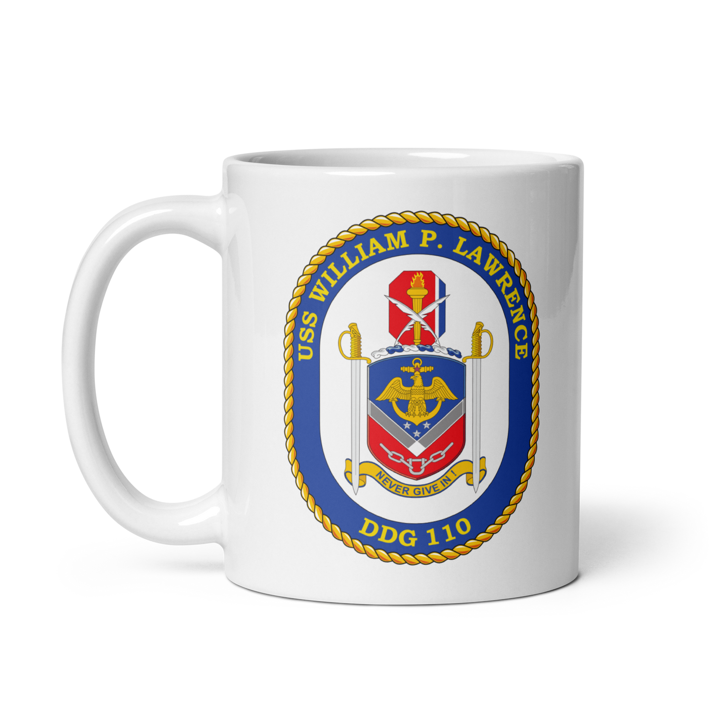 USS William P. Lawrence 11oz Ceramic Mug