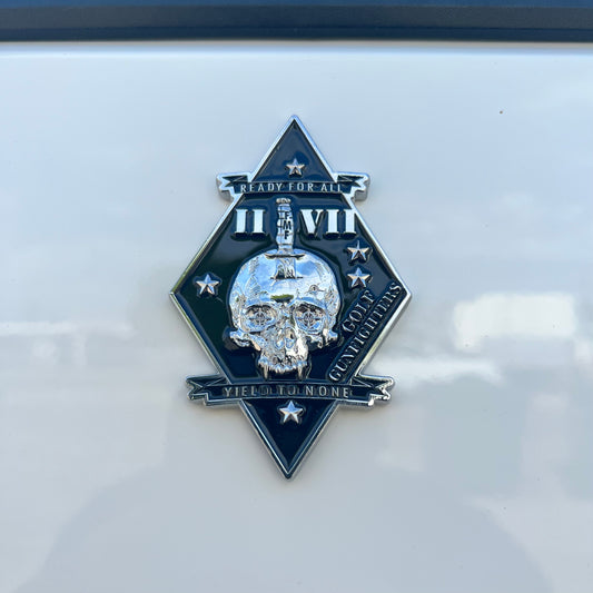 2/7 Golf Gunfighters Car Badge