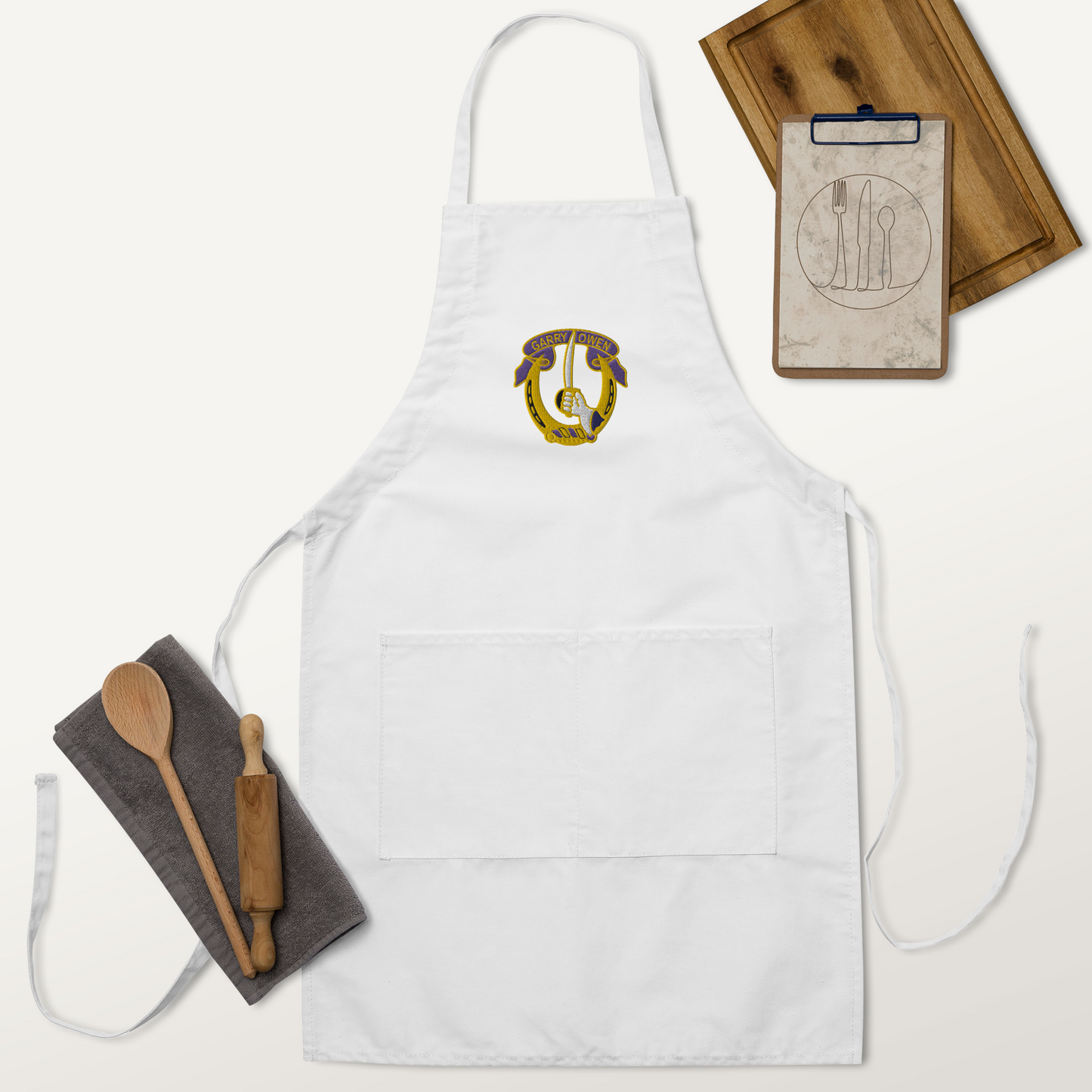 7th Cavalry Regiment Embroidered Apron