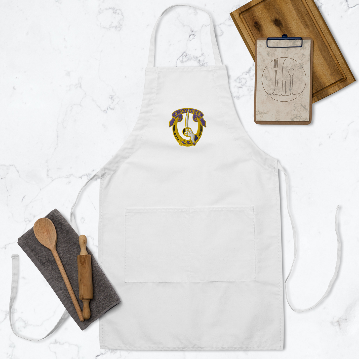 7th Cavalry Regiment Embroidered Apron