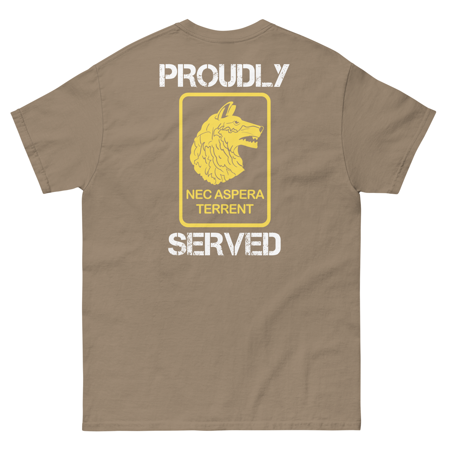 27th Infantry Regiment Proudly Served Short Sleeve Tee (Right Facing, Front/Back)