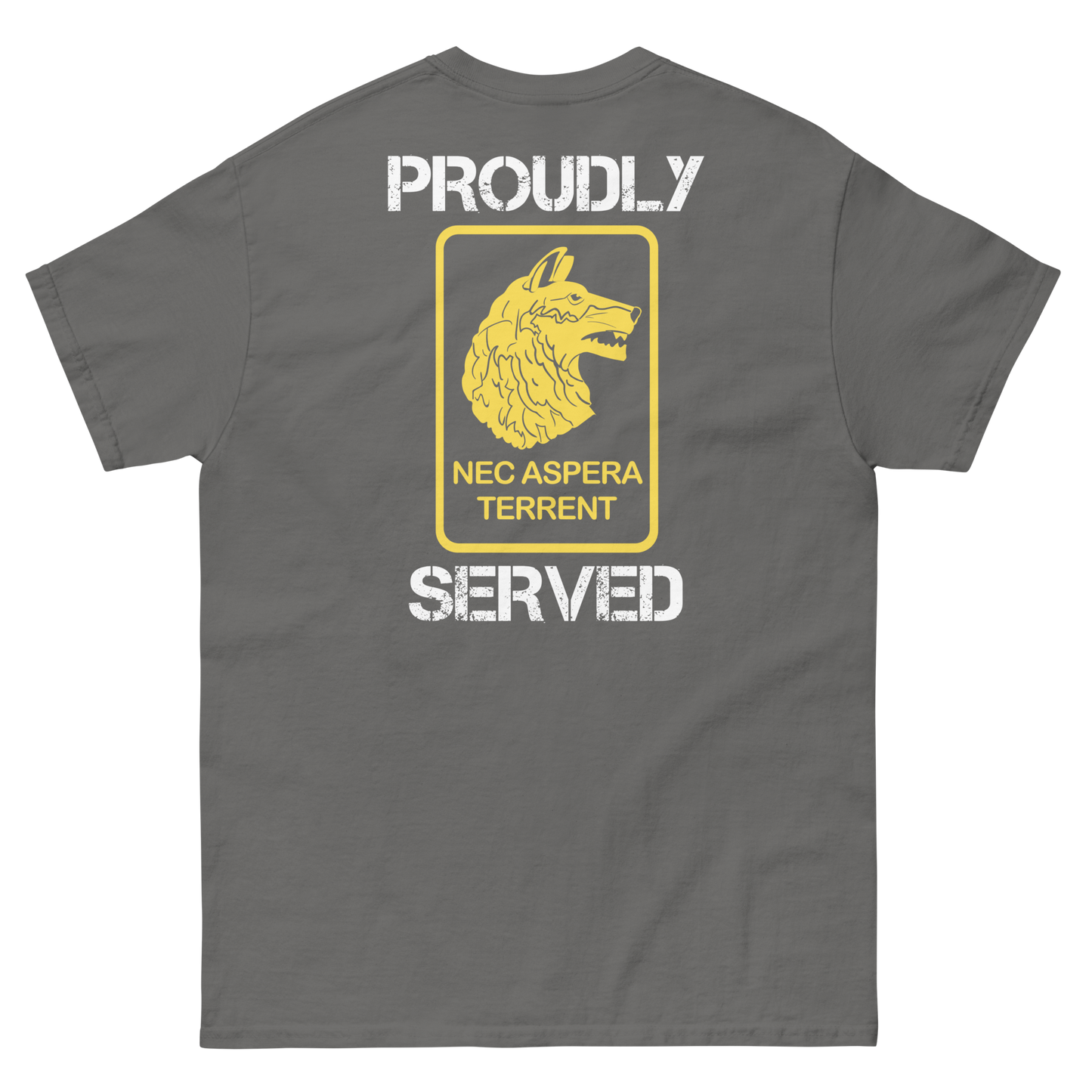 27th Infantry Regiment Proudly Served Short Sleeve Tee (Right Facing, Front/Back)