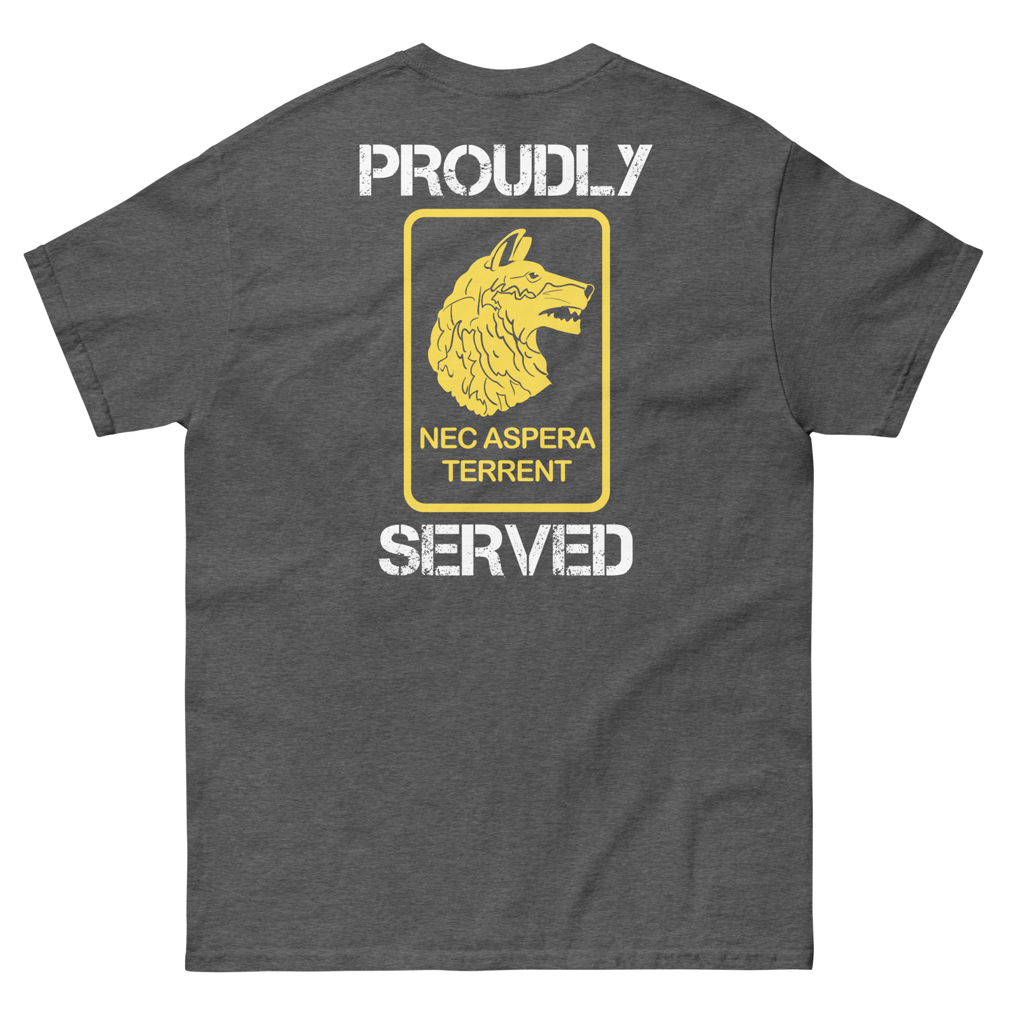 27th Infantry Regiment Proudly Served Short Sleeve Tee (Right Facing, Front/Back)