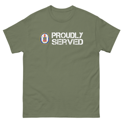 USS William P. Lawrence Proudly Served Short Sleeve Tee