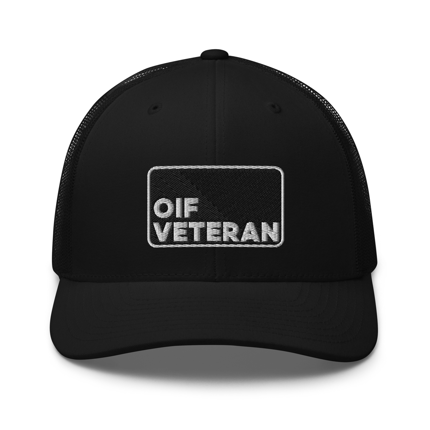 OIF Veteran Embroidered Trucker Hat