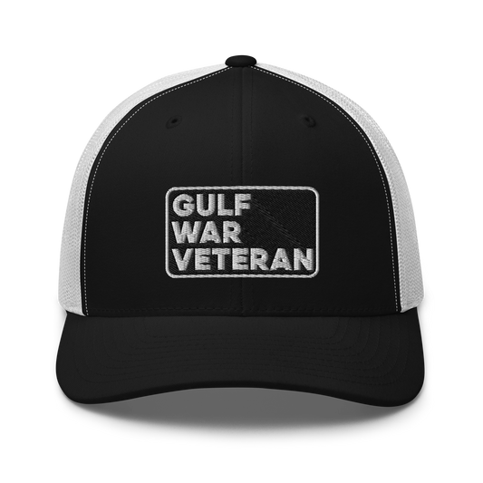 Gulf War Veteran Embroidered Trucker Hat