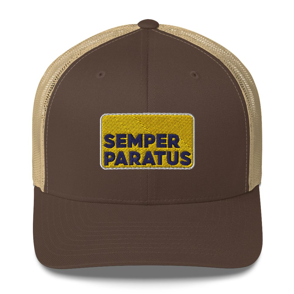 24th Infantry Regiment Semper Paratus Embroidered Trucker Hat