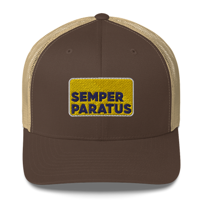 24th Infantry Regiment Semper Paratus Embroidered Trucker Hat