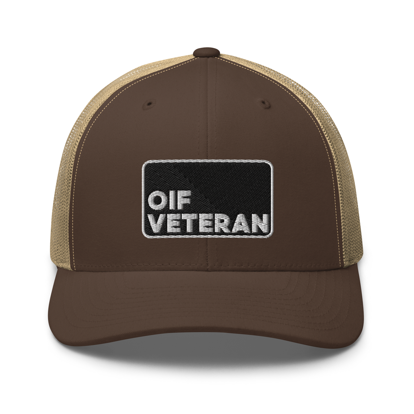 OIF Veteran Embroidered Trucker Hat