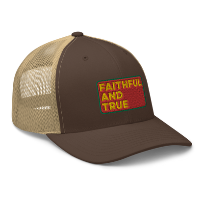 5th Field Artillery Regiment Faithful and True Embroidered Trucker Hat