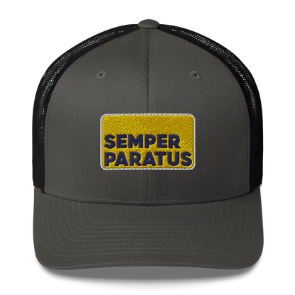 24th Infantry Regiment Semper Paratus Embroidered Trucker Hat