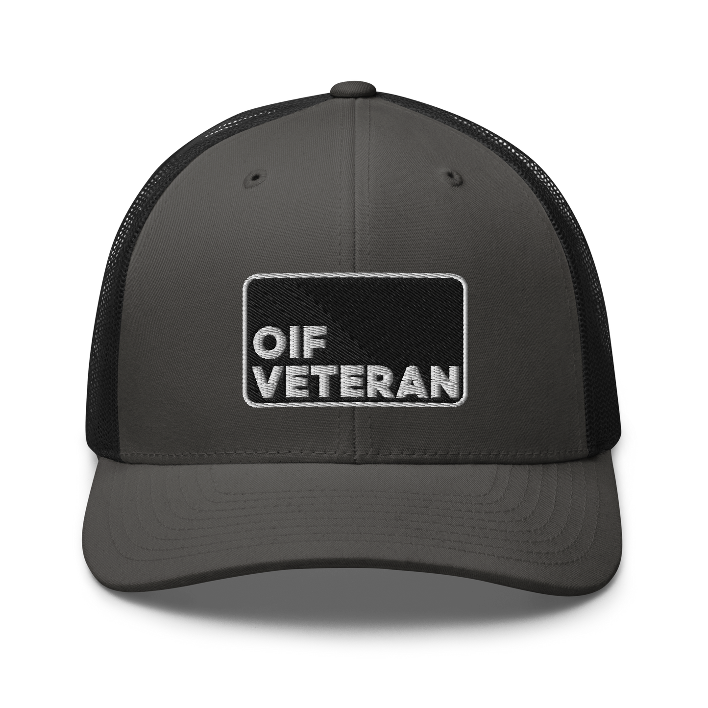 OIF Veteran Embroidered Trucker Hat