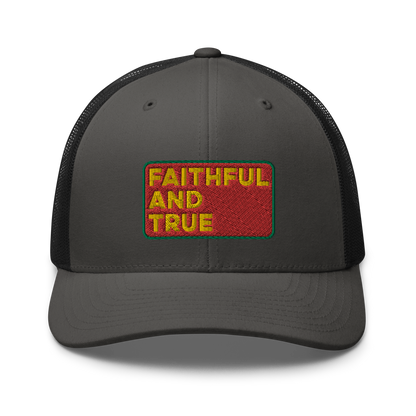 5th Field Artillery Regiment Faithful and True Embroidered Trucker Hat