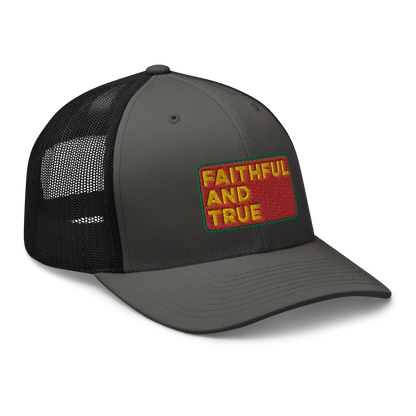 5th Field Artillery Regiment Faithful and True Embroidered Trucker Hat