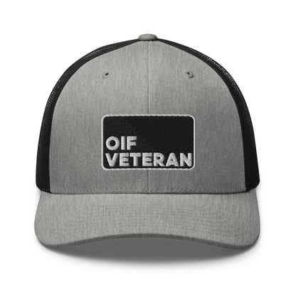 OIF Veteran Embroidered Trucker Hat