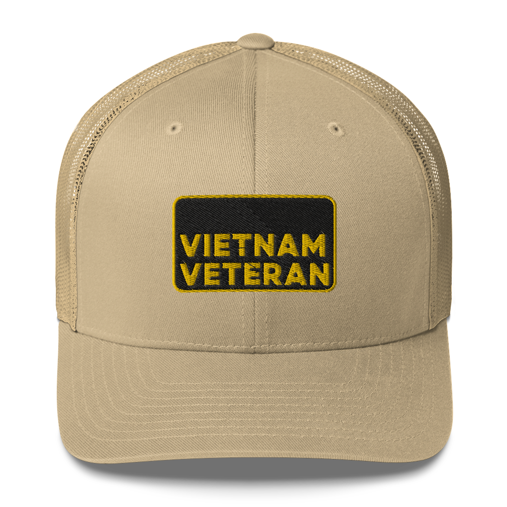 Vietnam Veteran Embroidered Trucker Hat