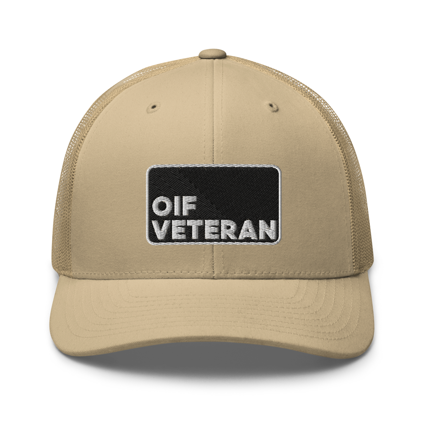 OIF Veteran Embroidered Trucker Hat