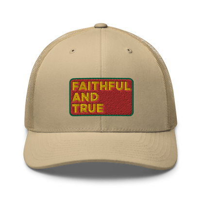 5th Field Artillery Regiment Faithful and True Embroidered Trucker Hat