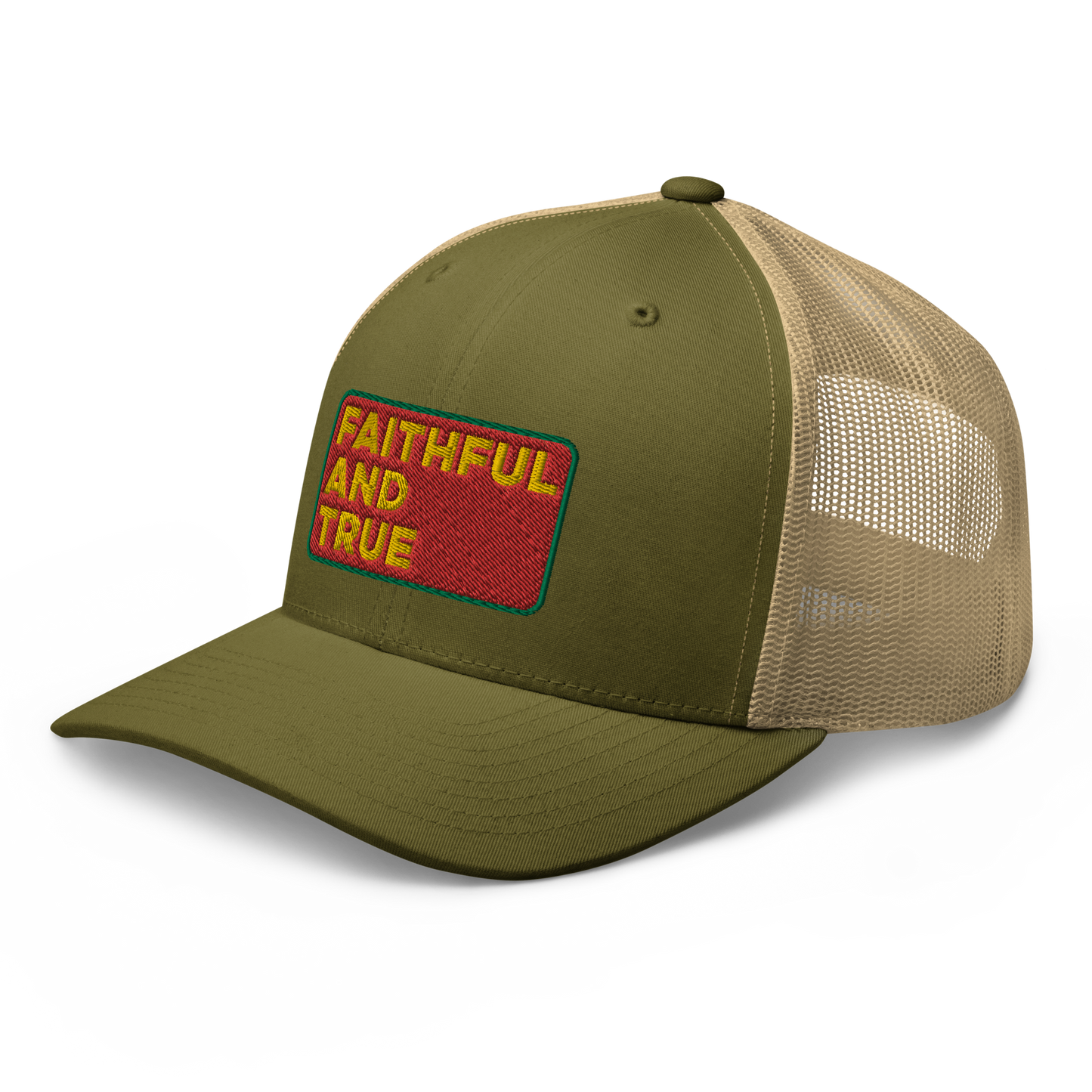 5th Field Artillery Regiment Faithful and True Embroidered Trucker Hat