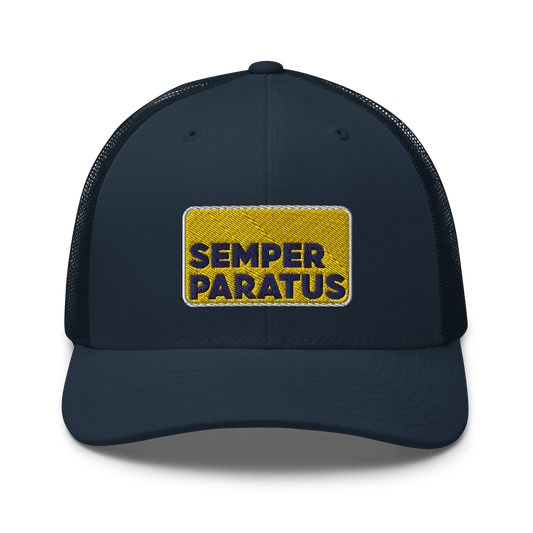 24th Infantry Regiment Semper Paratus Embroidered Trucker Hat