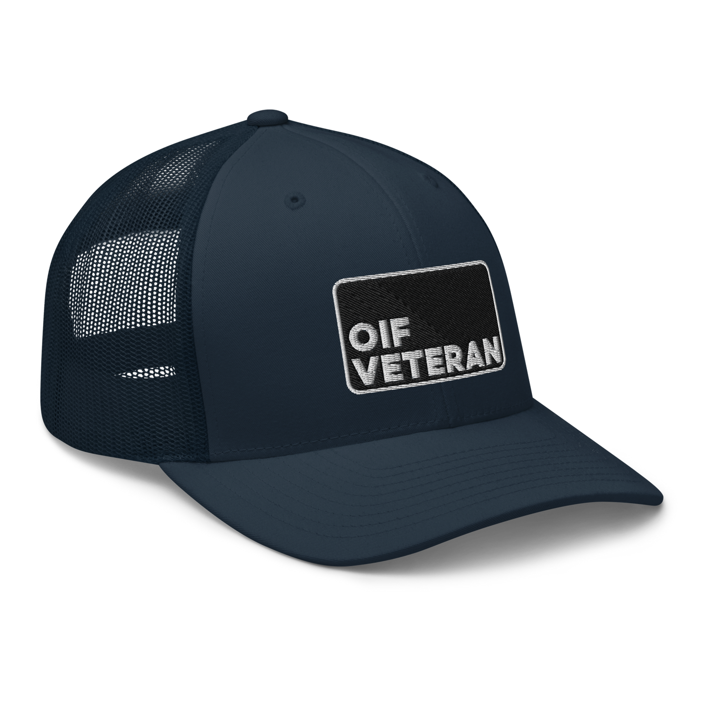 OIF Veteran Embroidered Trucker Hat