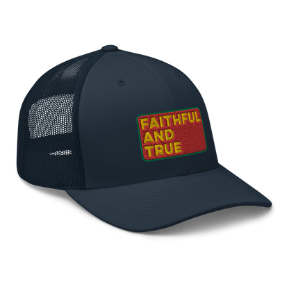 5th Field Artillery Regiment Faithful and True Embroidered Trucker Hat