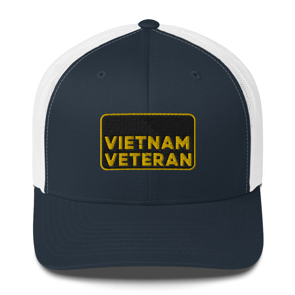 Vietnam Veteran Embroidered Trucker Hat