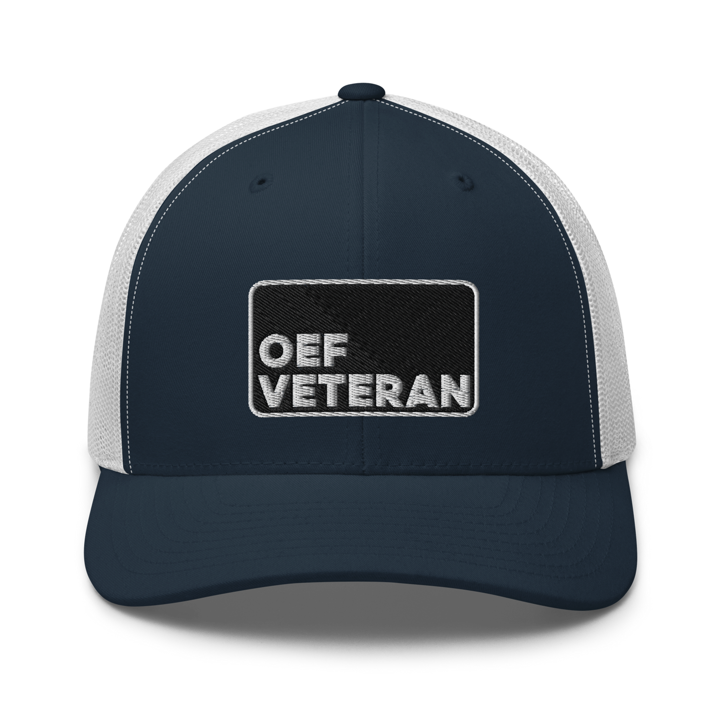 OEF Veteran Embroidered Trucker Hat