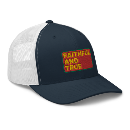 5th Field Artillery Regiment Faithful and True Embroidered Trucker Hat