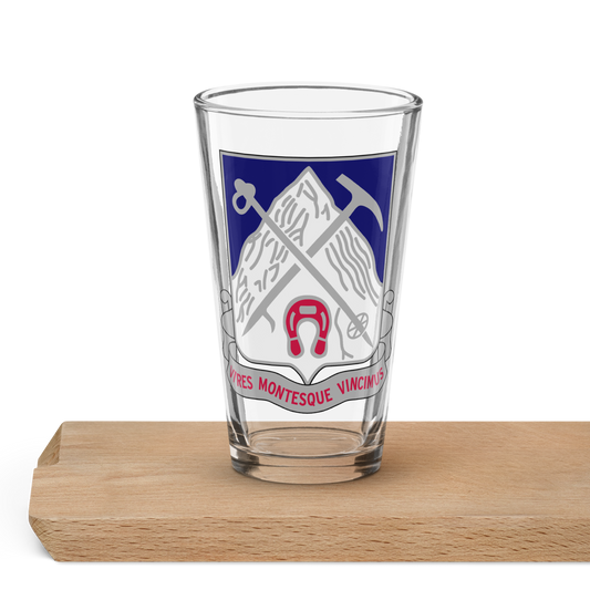 87th Infantry Regiment Pint Glass