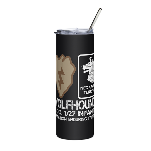 1/27 Infantry Wolfhounds OEF Tumbler