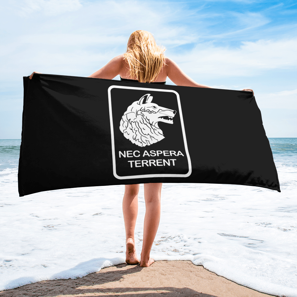 27th Infantry Regiment Beach Towel