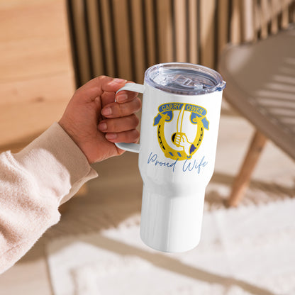 7th Cavalry Regiment Proud Wife Travel Mug