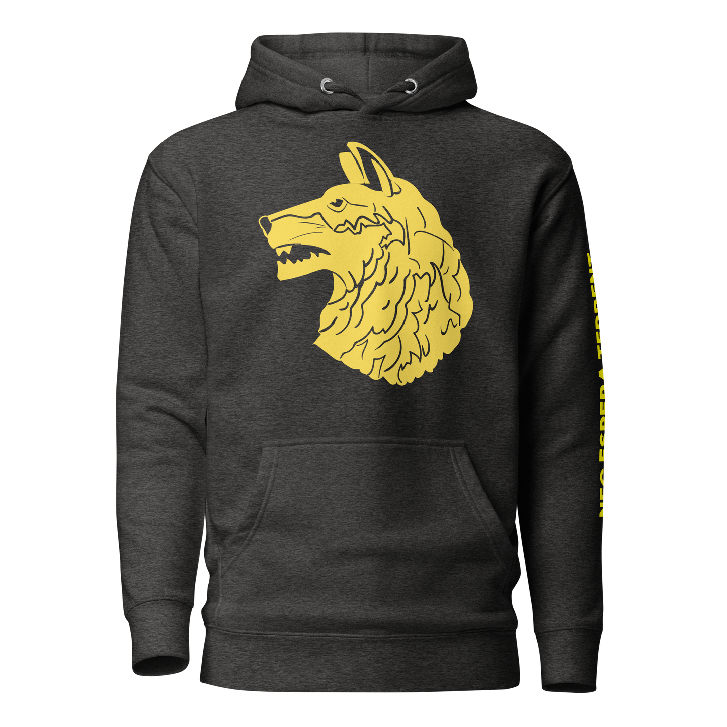 Wolfhounds Front Print Hoodie - Left Facing