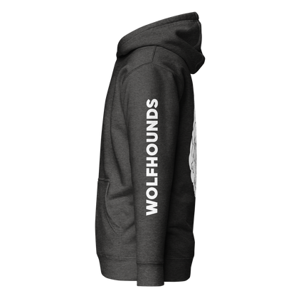 Wolfhounds Back Print Hoodie - Right Facing