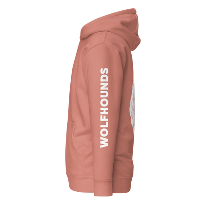 Wolfhounds Back Print Hoodie - Right Facing