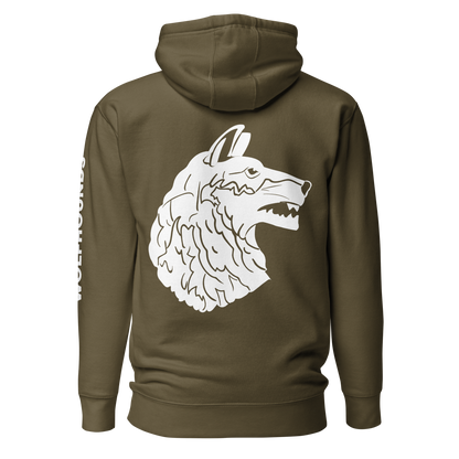 Wolfhounds Back Print Hoodie - Right Facing