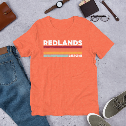 Redlands, California Retro Short Sleeve Tee