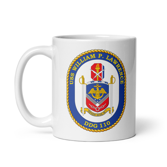 USS William P. Lawrence 11oz Ceramic Mug