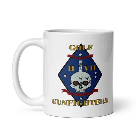 2/7 Golf Gunfighters 11oz Ceramic Mug