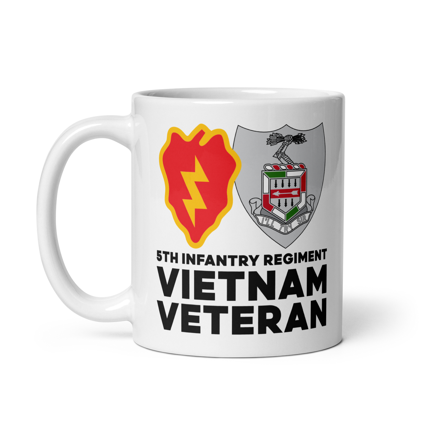 25th Infantry Division, 5th Infantry Regiment Vietnam Veteran 11oz Ceramic Mug