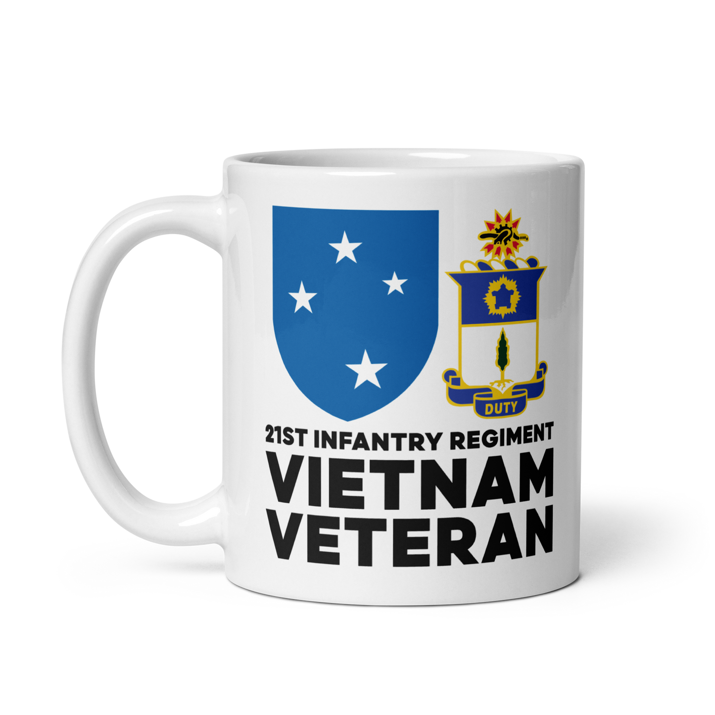 23rd Infantry Division (Americal), 21st Infantry Regiment Vietnam Veteran 11oz Ceramic Mug